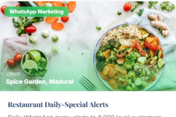 Restaurant daily special alerts